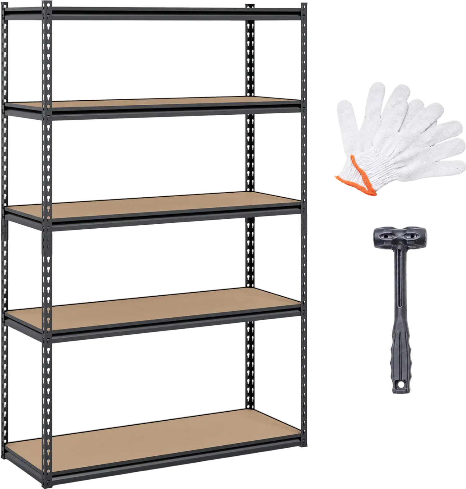 Costway 5-Tier Garage Shelving Unit for Warehouse Basement 35559039 New
