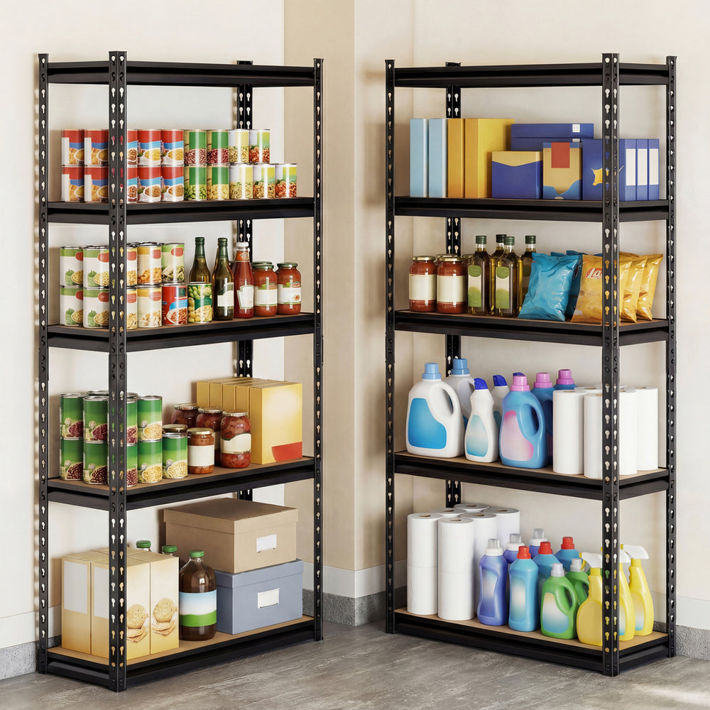 5-Tier Garage Shelving Unit 2200 LBS Heavy Duty Metal Storage Shelves-Set of 2 - Gallery View 1 of 9