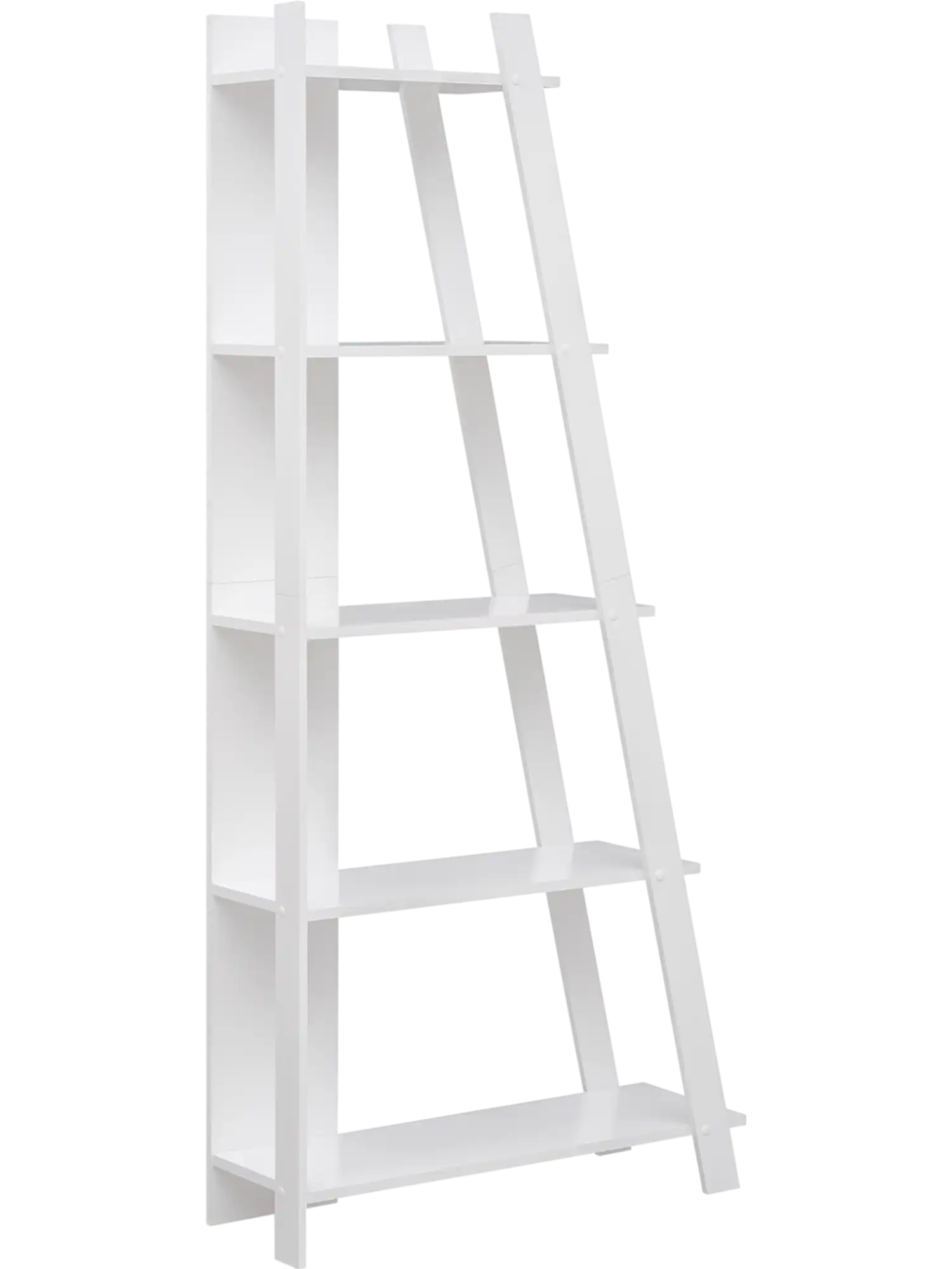 Costway 5-Tier Modern Narrow Bookshelf Vertical Display Shelf 79868892 New