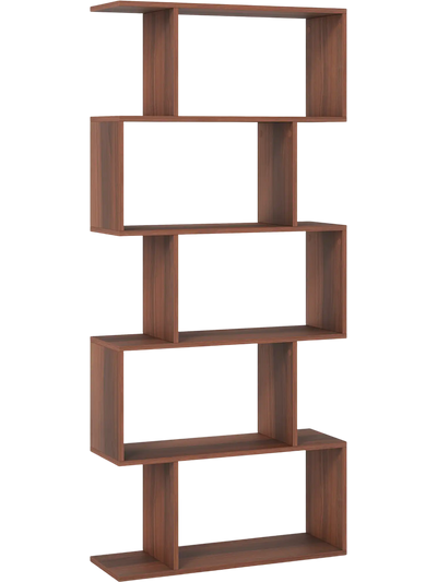 Costway 5-Tier S-Shaped Bookshelf Anti-Tip Kit 27972684 New