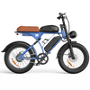 CycRun Pro Electric Mini Dirt Bike - blue - side view
