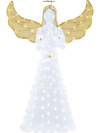 5 ft Festive Pre-Lit Angel with Halo and 150 LED Lights