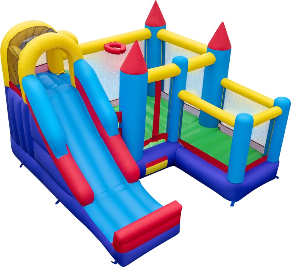 4-in-1 Inflatable Bounce Castle without Blower