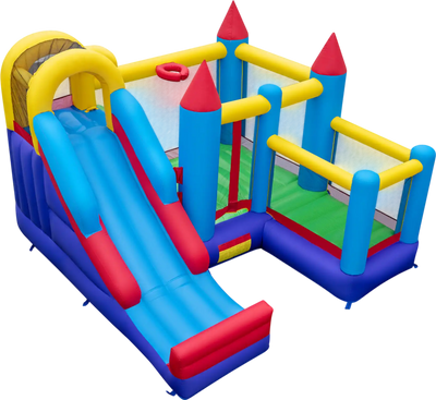 Costway 4-in-1 Inflatable Bounce Castle Bounce House 47295083 New