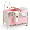 5-in-1 Portable Baby Beside Bassinet with Diaper Changer-Pink - Gallery View 1 of 9