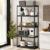 5-Tier Metal Shelving Unit with Anti-slip Foot Pad Height Adjustable Shelves for Garage-M - Gallery View 1 of 10