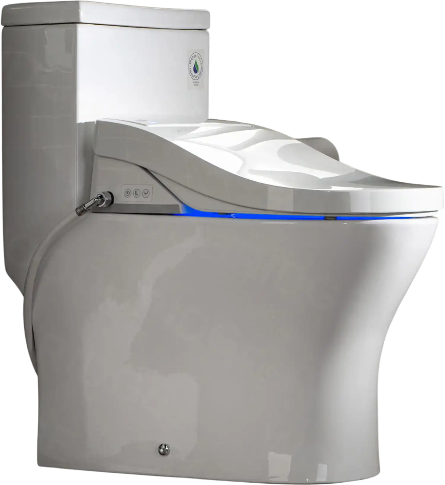 WOODBRIDGE T-0022 Luxury Toilet 1.28 GPF Elongated One Piece with Advanced Bidet Seat New