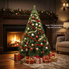 Lifelike 5 FT artificial Christmas tree with 519 branch tips, perfect for festive home or office decoration.