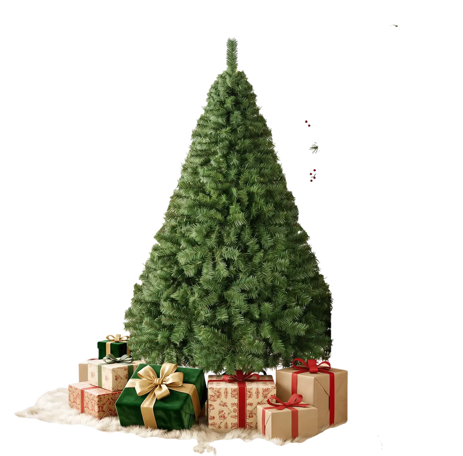 Costway 5' Automatic Christmas Tree 519 PVC Branch Tips 81800130 New