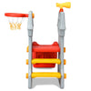 Toddler climber slide playset with basketball hoop and telescope, designed for indoor or outdoor fun and safety.