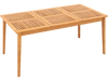 6-Person Outdoor Acacia Wood Rectangular Bistro Dining Table