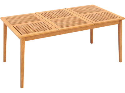 Costway 6-Person Outdoor Acacia Wood Rectangular Patio Dining Table 36915247 New