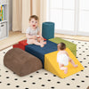 6-Piece Baby Climbing Blocks with 30D High-Density Foam and Carrying Handles-Multicolor - Gallery View 1 of 10