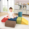 Multicolor baby climbing block set with high-density foam shapes, designed for safe play and easy stacking for storage.