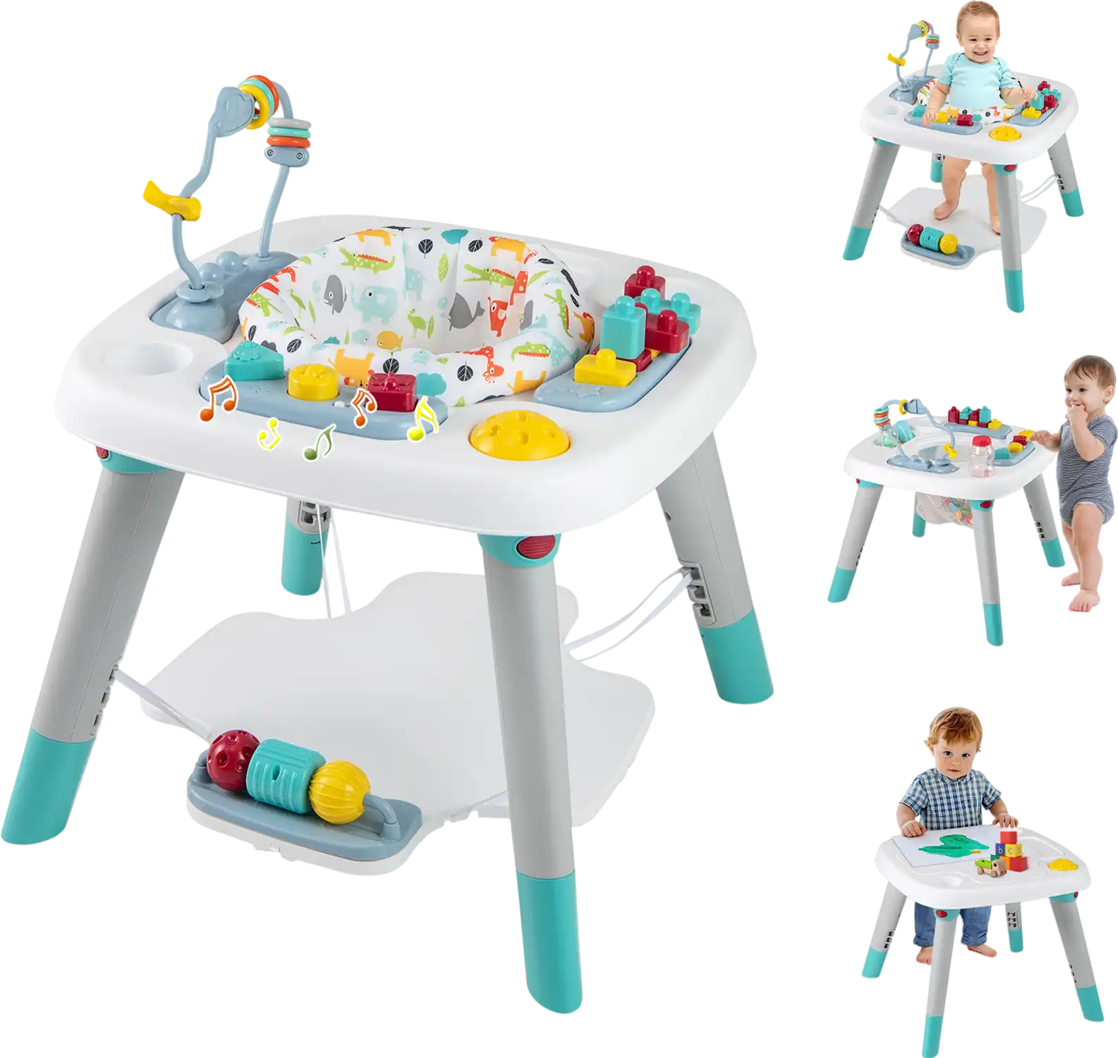 Costway 6-in-1 Baby Activity Center Infant Jumper Toddler Table 953764128 New