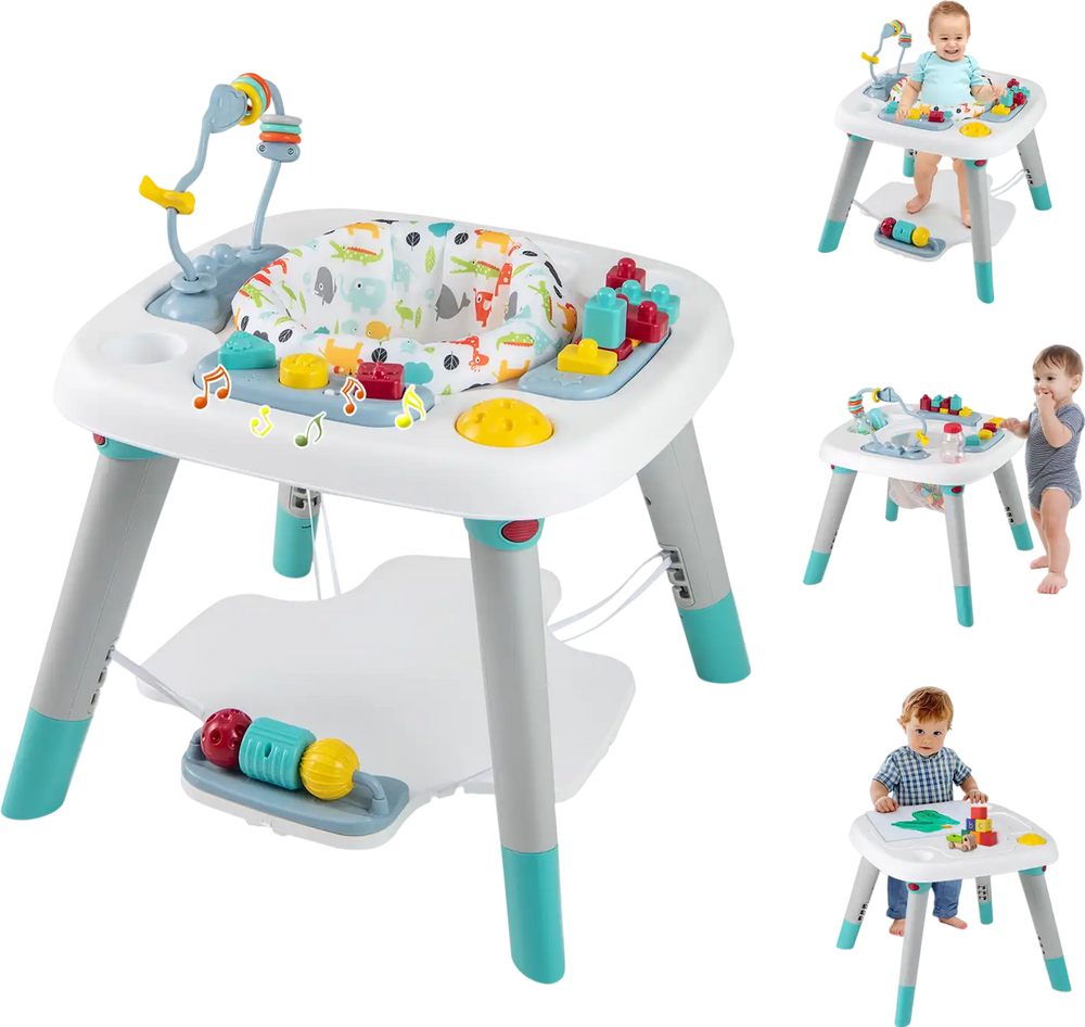 6-in-1 Baby Activity Center Infant Jumper Toddler Table