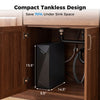 Compact tankless reverse osmosis water filter with 800/600 GPD capacity, saving 70% under-sink space.