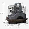 600W upholstery cleaner machine in gray with 15Kpa suction, large water tanks, and versatile attachments for deep.