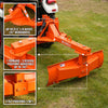 60" Heavy Duty 6-Way Rear Blade 3 Point Hitch Tractor Attachment,  RB60SE