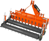 60" Heavy Duty Soil Pulverizer,  Double Spiked Roller,  21 Shanks,  Category 1 and 2,  3 Point Hitch Tractor Attachment,  TSP60D