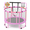 60 inch 6-in-1 Kids Toddler Trampoline with Gymnastics Bar-Purple - Gallery View 1 of 10