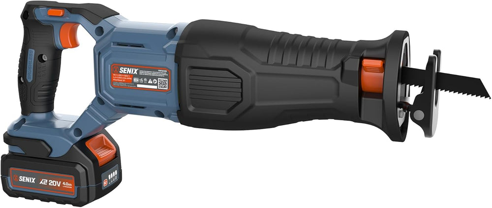 Senix 20V Max Reciprocating Saw Cordless 1" Stroke with Battery and Charger PSRX2-M3 New