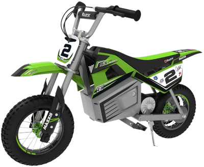 Razor SX350 Dirt Rocket McGrath Up To 30 Minute Run Time 14 MPH Electric Motocross Dirt Bike Green New
