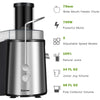 2 Speed Electric Juice Press with 75mm wide mouth feeder chute, 700W motor, and safety lock for easy fruit and.