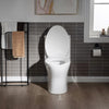 WOODBRIDGE Moder Design, Elongated One piece Toilet Dual flush 1.0/1.6 GPF,with Soft Closing Seat, white, T-0032