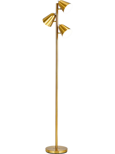 Costway 3-Bulb Tree Floor Lamp Adjustable Lampshades 43085291 New