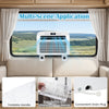 6500 BTU window AC unit with WiFi control, low-noise operation, and foldable handle for RVs and small spaces.