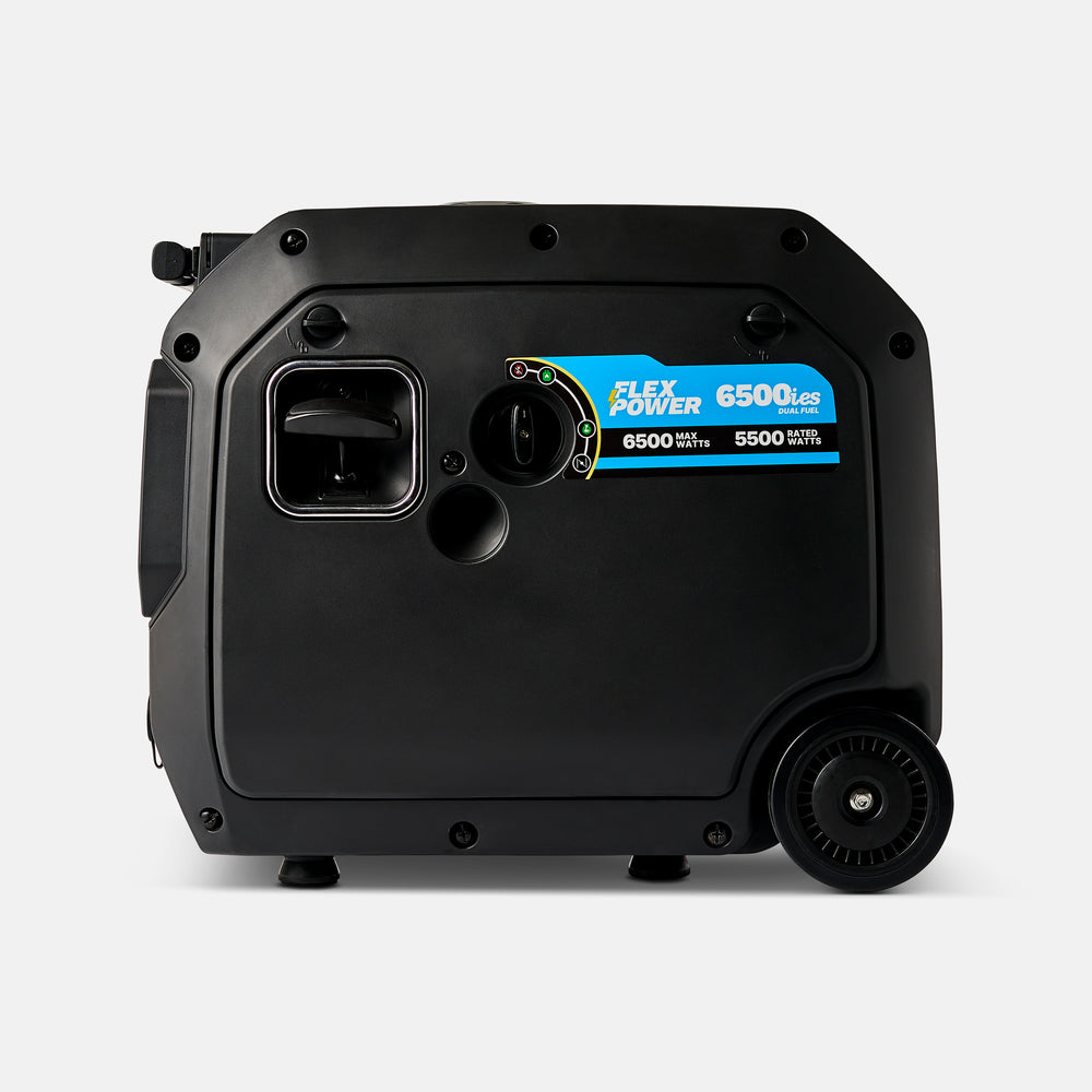 RVMP Flex Power 6500ies 5500/6500W Portable Generator Dual Fuel Gas Propane Inverter Electric Start New