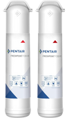 Pentair F2B2-RC FreshPoint Replacement Carbon Filter Cartridge Twin Pack New