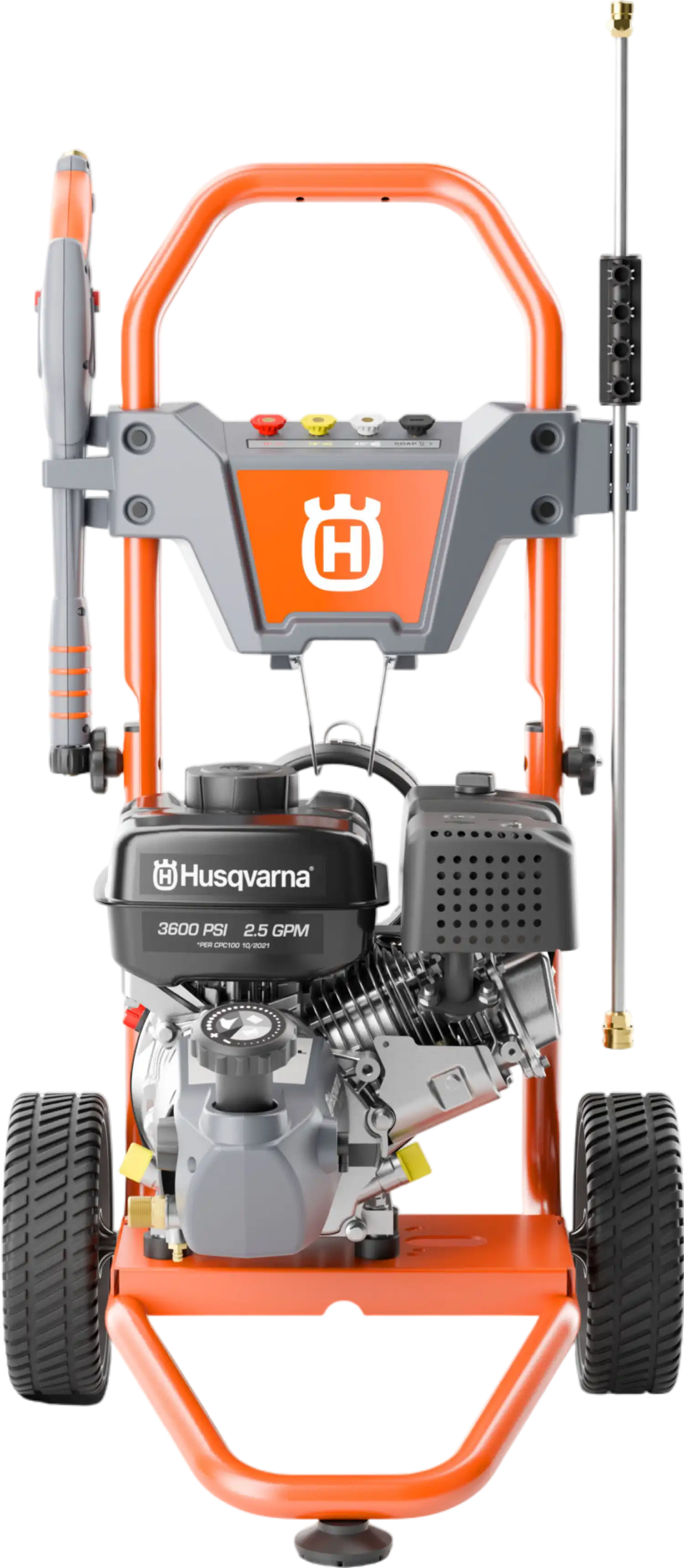 Husqvarna 022015 Gas Pressure Washer Control Touch 3600 PSI 2.5 GPM Br ...