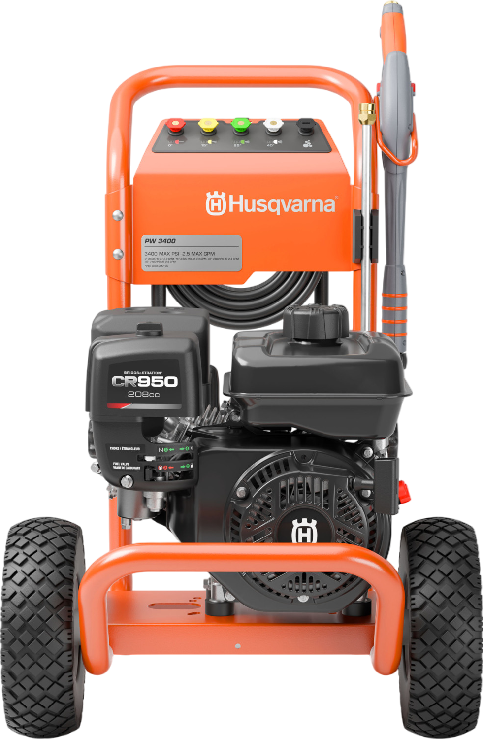 Husqvarna 022016 Gas Pressure Washer Triplex Pump 3300 PSI 2.8 GPM Briggs & Stratton CR950 New