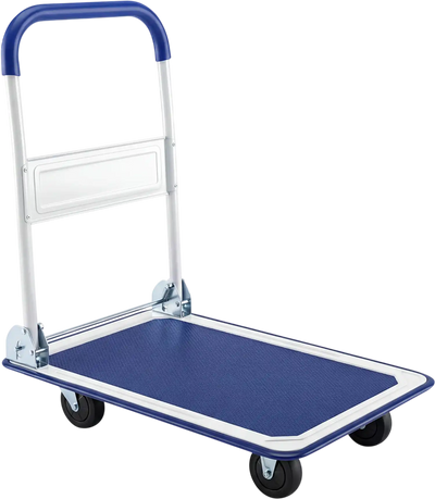 Costway Folding Platform Cart Warehouse Dolly Hand Truck 721986453 New
