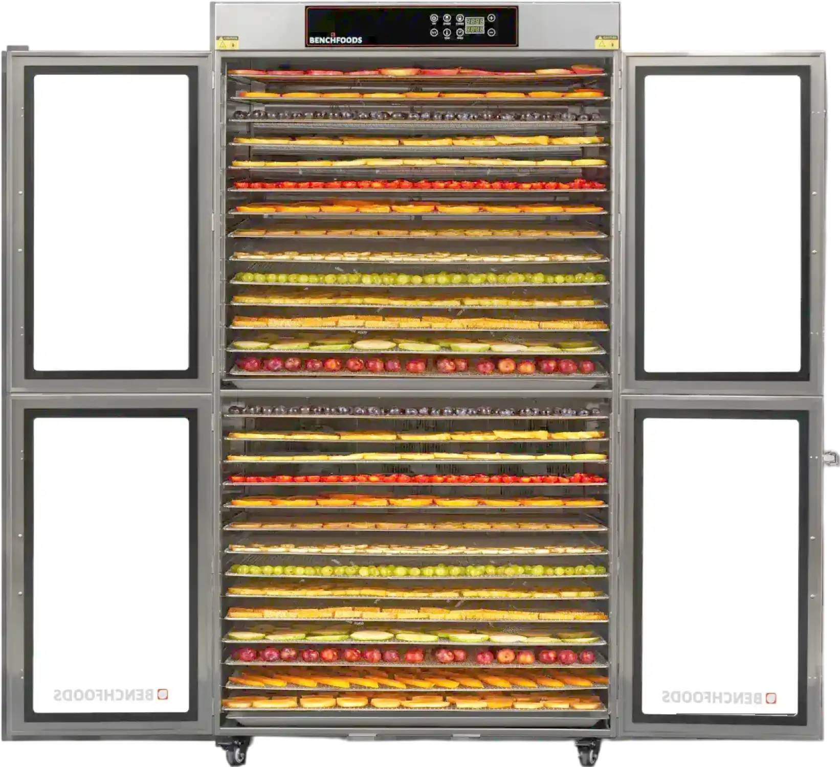 BenchFoods Commercial Dehydrator Digital Dual Zone 28 Tray 130 Sq. Ft 6000W New