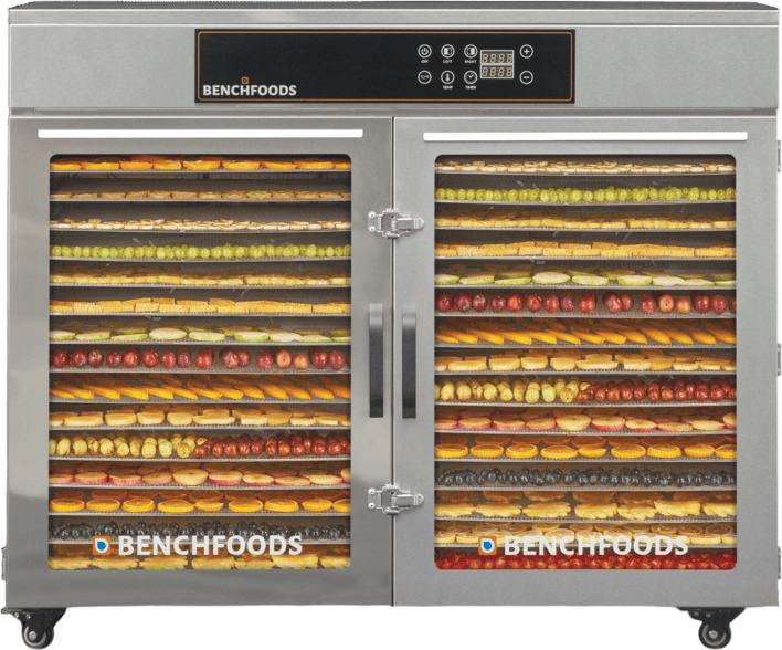BenchFoods Horizontal Dehydrator Dual Zone 32 Tray Digital Stainless Steel 3750W New