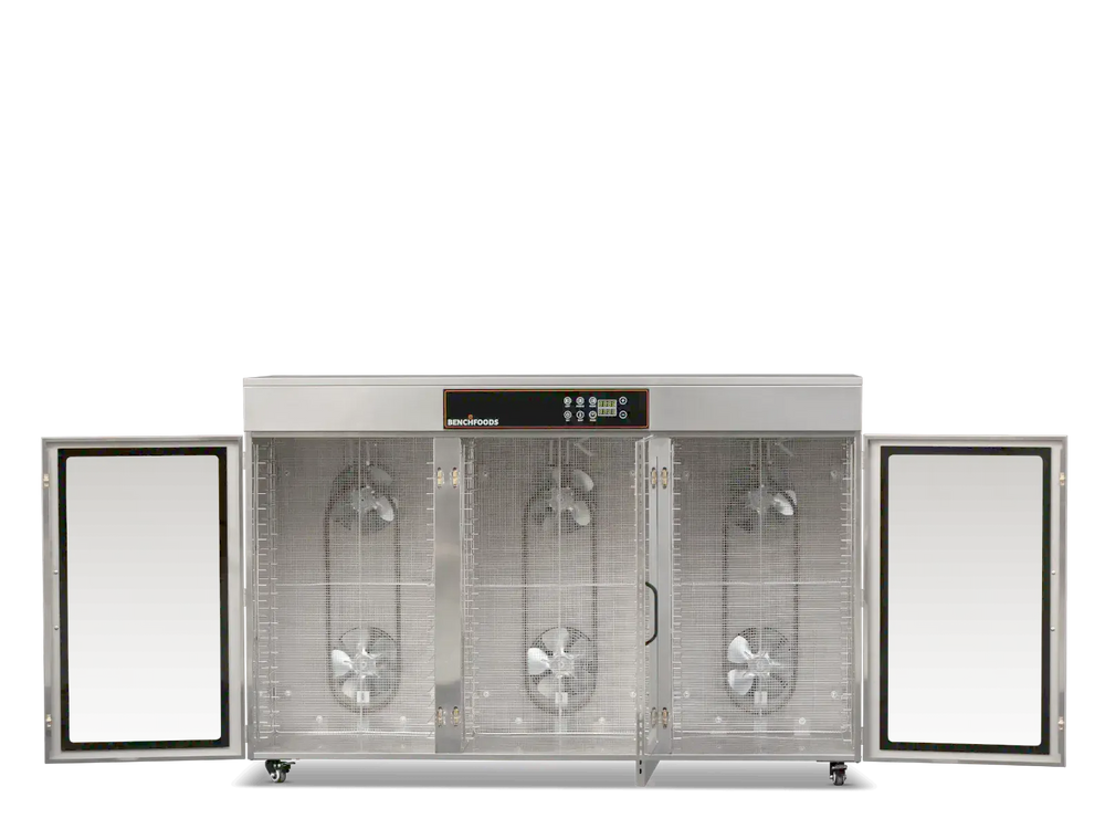 BenchFoods Commercial Dehydrator Horizontal Digital 3-Zone 60 Tray 4500W New