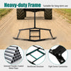 66" wide driveway drag tow behind landscape leveling rake with heavy-duty frame, suitable for gardens and farms.