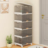 3/4/5/6-Cube Stackable Storage Bins with Detachable Wheels-5 Cube - Gallery View 1 of 9