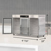 BenchFoods Commercial Dehydrator Horizontal Digital 3-Zone 60 Tray 4500W New