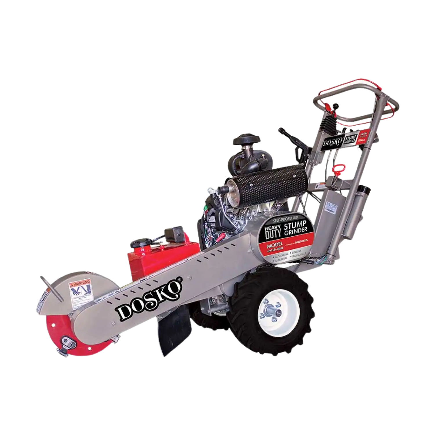 Dosko 691SP-20HE Self-Propelled Stump Grinder with Honda GX630 Engine Gas 20 HP and 14