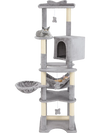 69 Inch Multi-level Cat Tree with Top Perch and Cozy Condo