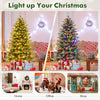 6 Feet Artificial Christmas Tree Hinged Xmas Tree with Lights and 3 Auto Timers - Gallery View 6 of 10