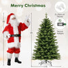 6 Feet Artificial Christmas Tree Hinged Xmas Tree with Lights and 3 Auto Timers - Gallery View 5 of 10