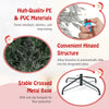 6-foot pre-lit snow flocked Christmas tree with warm white LED lights and a stable metal base for festive decoration.