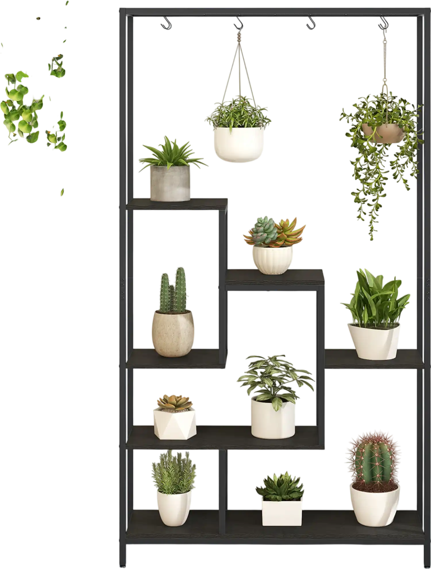 Costway 6-Tier Tall Metal Indoor Plant Stand Shelf 71