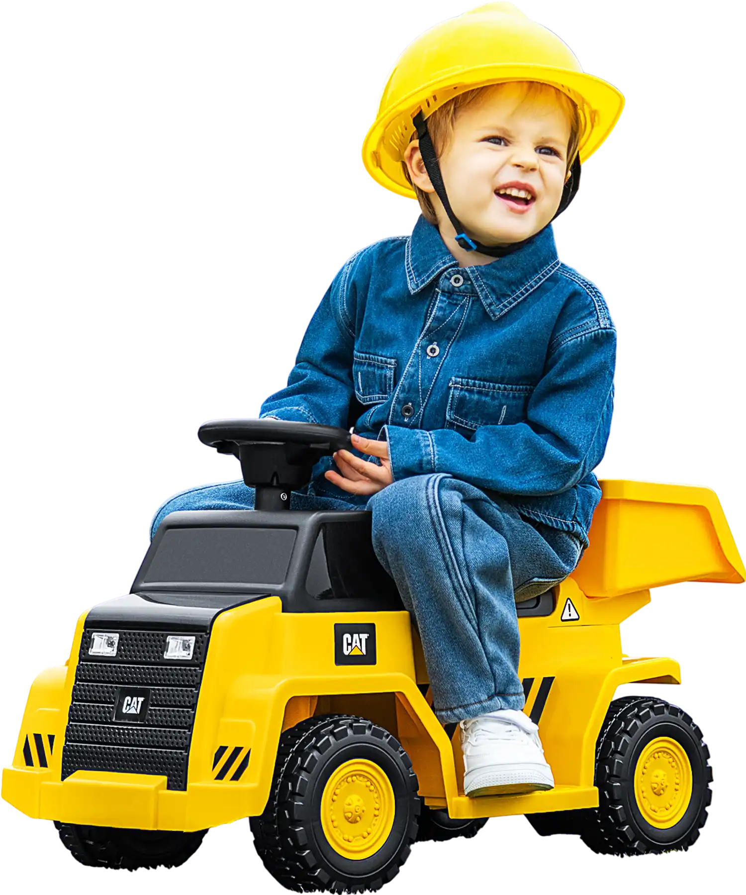 Costway Licensed Caterpillar 6V Electric Construction Ride On Toy Yellow 19834276 New