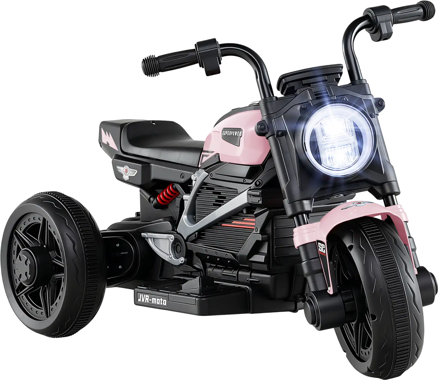 Costway 6V Kids Electric Motorcycle Ride-On Toy LED Headlight Music 77951401 New